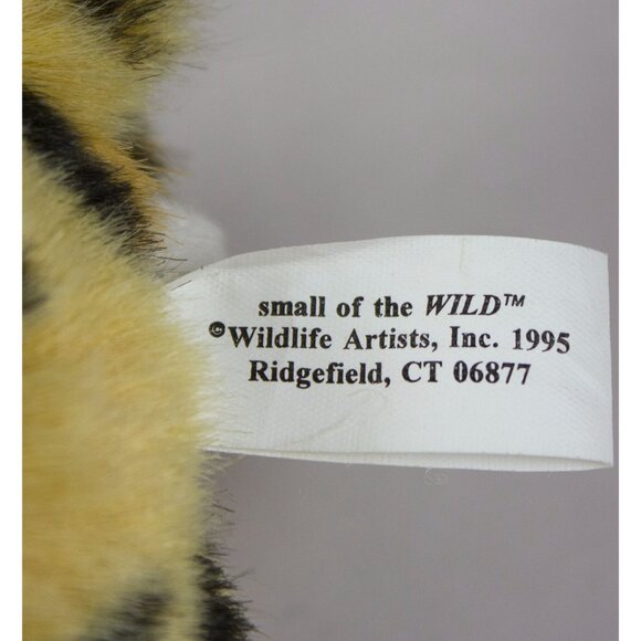 Vintage 1995 Small of the Wild Leopard Cub Wildlife Artists Stuffed Toy 5.5" - Picture 5 of 7